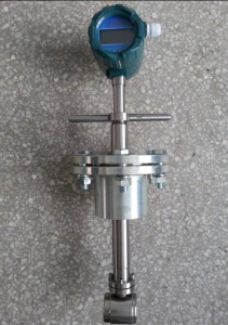 简易型插入式涡街流量计LUGB3350P2 现场显示 带4-20mA流量计