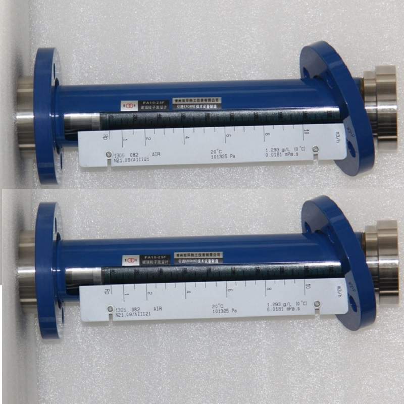 FA10-25引进流量计,DN25活动法兰连接,铝合金接头,玻璃转子流量计