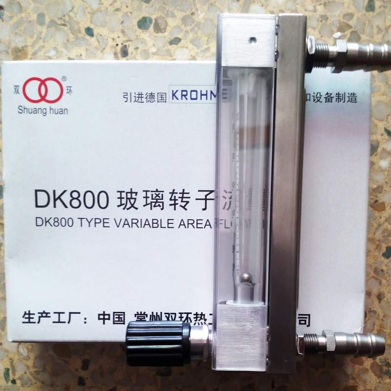 DK800-6F引进流量计,不锈钢耐腐四氟密封玻璃转子流量计