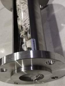 FA10F-50全不锈钢玻璃转子流量计,总长310mm DN50活动法兰流量计