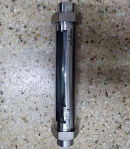 VA10F-40全不锈钢玻璃转子流量计,G11/2内螺纹,总长度428mm流量计