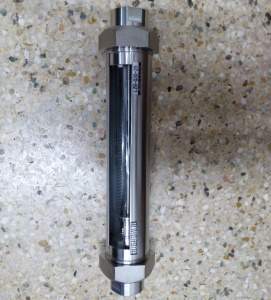 VA10F-15全不锈钢玻璃转子流量计,G1/2内螺纹,长度408mm流量计