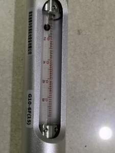 G10-6F微小玻璃转子流量计,1/4不锈钢内螺纹,总长200mm,流量计