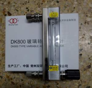螺纹连接型DK800-6玻璃转子流量计,带调节阀,螺纹连接浮子流量计