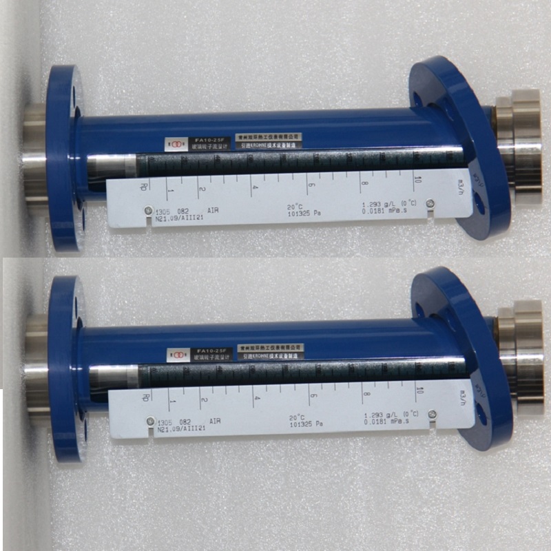 FA10-50引进流量计,DN50活动法兰连接,铝合金接头玻璃转子流量计