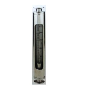 不锈钢卫生型玻璃转子流量计,WA-30S,卡盘50.5mm DN15流量计
