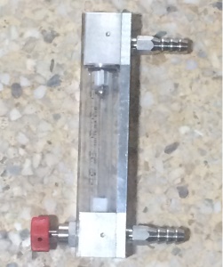 常州双环牌LZJ-4玻璃转子流量计,带调节阀玻璃管浮子流量计