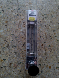 老款LZJ-6玻璃管浮子流量计,调节阀,总长171mm,中心距145mm流量计
