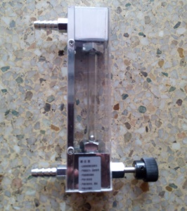 老款LZJ-6玻璃管浮子流量计,调节阀,总长171mm,中心距145mm流量计