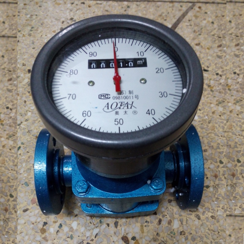 LL-50腰轮流量计,DN50法兰连接,远传型,回零型,不锈钢耐腐流量计