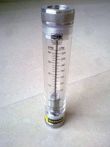 LZM-25G-F不锈钢有机管道流量计,圆型有机玻璃,G1寸不锈钢内螺纹