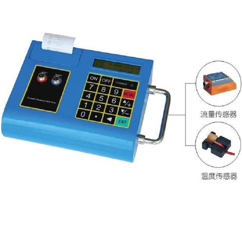TUC-2000E便携式超声波热量表,大型传感器,温度-40-90℃流量计