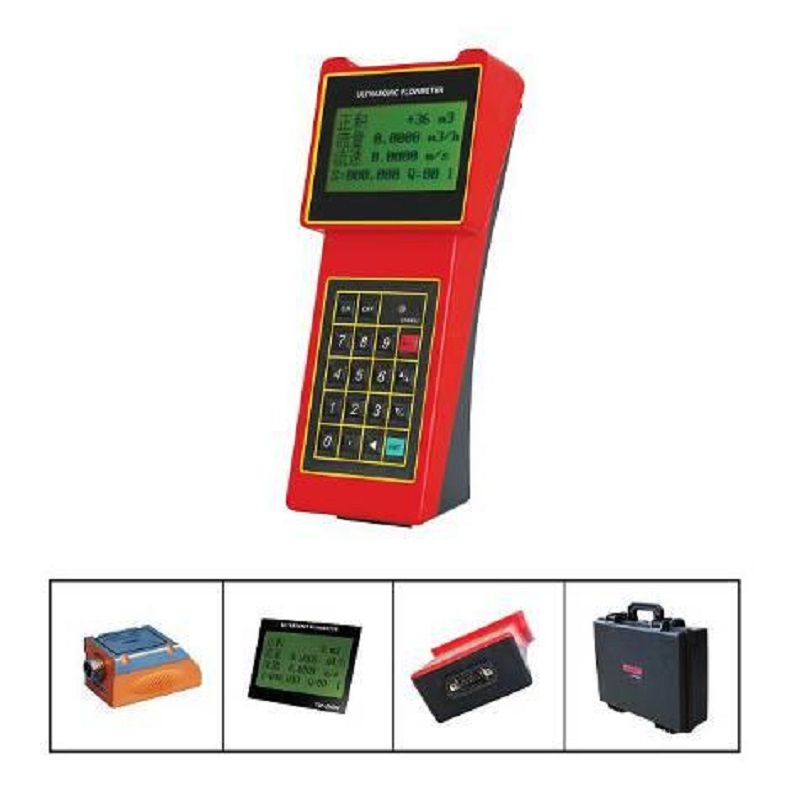 TUF-2000H手持式超声波流量计,小型外夹式传感器, 高温-40-160℃