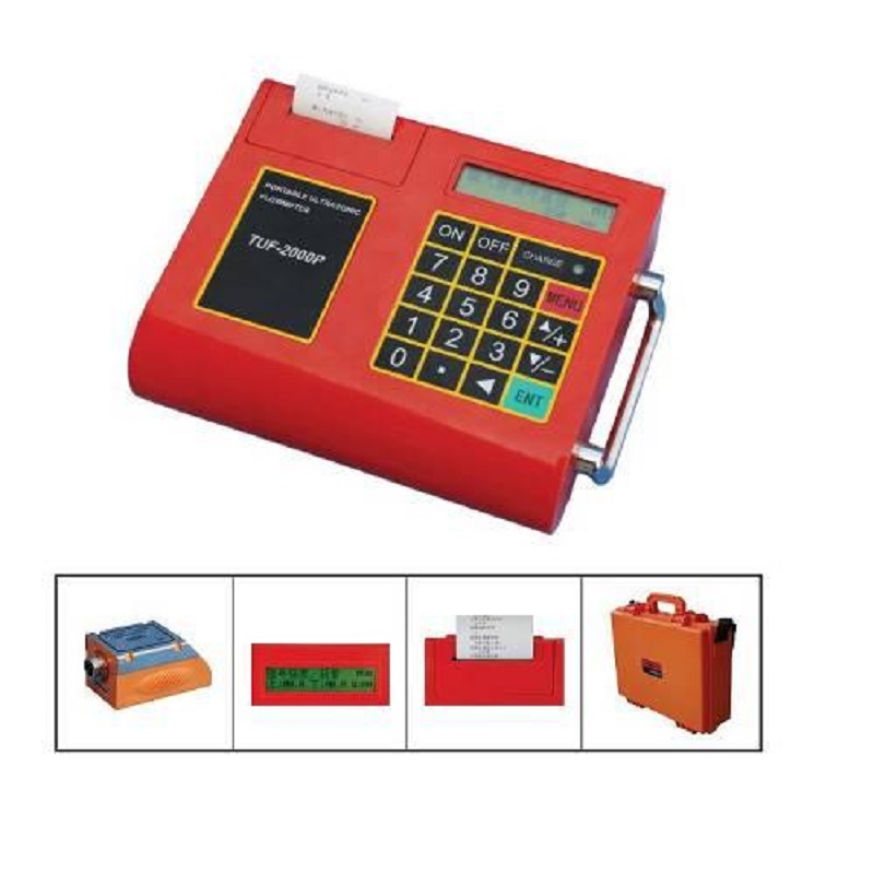 TUF-2000P便携式超声波流量计,中型传感器,高温-40-160℃流量计