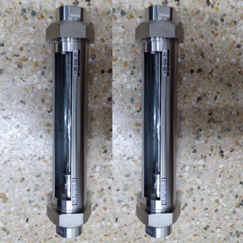VA10F-50全不锈钢玻璃转子流量计,总长431mm,G2寸内螺纹流量计
