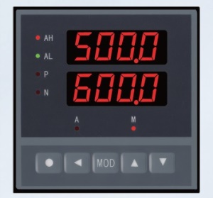 XSV智能数字显示仪 光柱+容积+1点报警+变送+RS485+打印控制仪