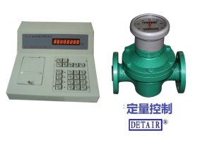 LCB远传椭圆齿轮流量计,配套液体流量定量控制仪带温度补偿流量计