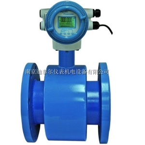 全不锈钢304壳体电磁流量计,四氟衬里,316L电极,智能型电磁流量计