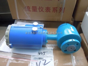 锂电池供电型电磁流量计,现场显示,一体型,衬四氟,316L电极流量计