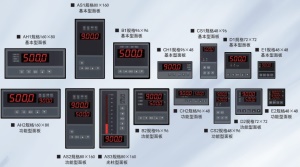 XST系列单通道数字显示仪表 一点报警,带电流 电压变送信号输出