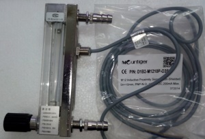 DK800-6F带报警防腐玻璃管浮子流量计,引进德国KROHNE公司流量计