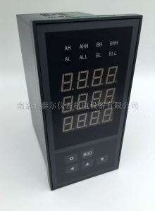 XSD3三通道智能仪表,功能型多种尺寸,可选通讯,变送,报警,打印