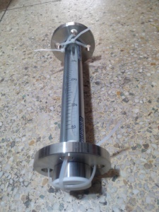 FA30F-15全不锈钢衬四氟玻璃转子流量计,DN15活动法兰,总长310mm