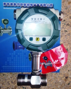 LWGY-15B液体涡轮流量计,螺纹连接,现场显示,水流量计,迪泰尔仪表