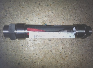 VA10F-50全不锈钢玻璃转子流量计,总长431mm,G2寸内螺纹流量计