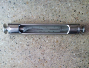不锈钢卫生型玻璃转子流量计,卫生快装,卡盘50.5mm DN15流量计