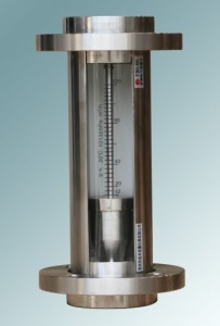 FA10F-40全不锈钢玻璃转子流量计,总长310mm,DN40活动法兰流量计