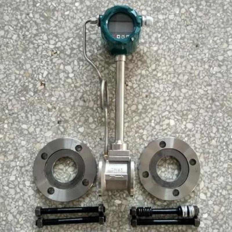 温度压力补偿一体型智能涡街流量计 24VDC/锂电池供电蒸汽流量计