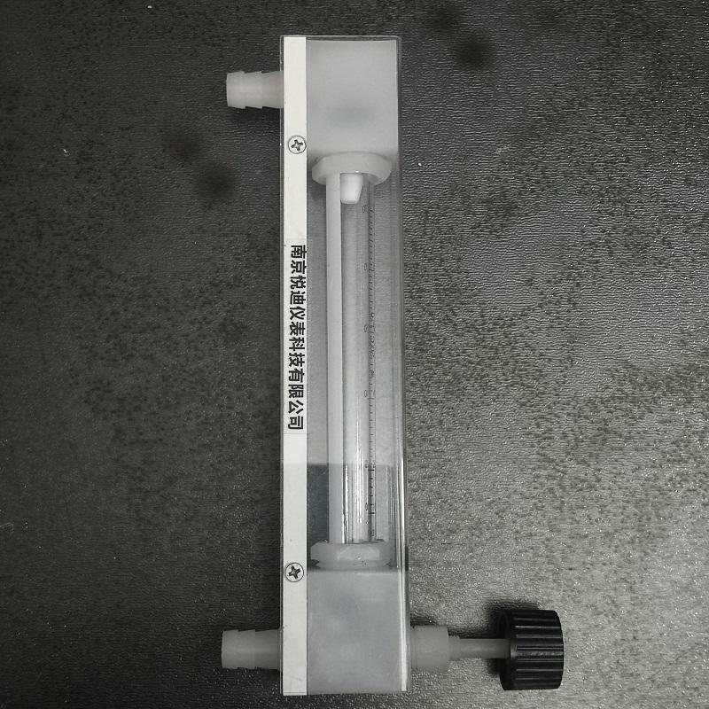 PVDF防腐流量计LZB-4F4/6F4/10F4全四氟玻璃转子流量计液体气体耐腐玻璃管流量计