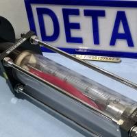 玻璃转子流量计LZB-40,法兰DN40, 过渡型玻璃管浮子流量计 总长570mm