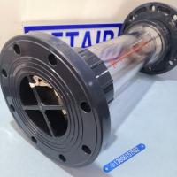塑料管浮子流量计LZS-100, LZB-100S法兰连接塑料管浮子流量计