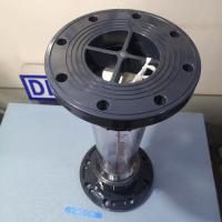 塑料管浮子流量计LZS-100, LZB-100S法兰连接塑料管浮子流量计
