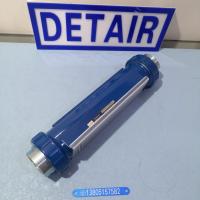 VA20-40F防腐玻璃转子流量计,铸铝外壳,G11/2不锈钢螺纹流量计