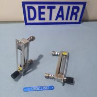DK800-6F面板式玻璃管浮子流量计,卡套连接型引进不锈钢玻璃转子流量计
