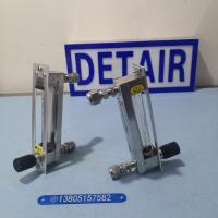 DK800-6F面板式玻璃管浮子流量计,卡套连接型引进不锈钢玻璃转子流量计