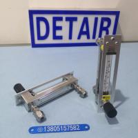 DK800-6F面板式玻璃管浮子流量计,卡套连接型引进不锈钢玻璃转子流量计