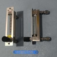 DK800-6F面板式玻璃管浮子流量计,卡套连接型引进不锈钢玻璃转子流量计