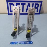 DK800-6F面板式玻璃管浮子流量计,卡套连接型引进不锈钢玻璃转子流量计
