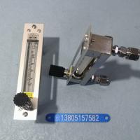 DK800-6F面板式玻璃管浮子流量计,卡套连接型引进不锈钢玻璃转子流量计
