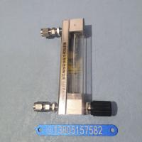 KD800-6F玻璃管浮子流量计,不锈钢卡套连接耐腐型玻璃转子流量计