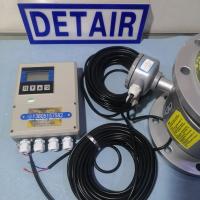 分体式电磁流量计YDLD 10m电缆 不锈钢316L电极 衬四氟 方型表头 法兰智能电磁流量计