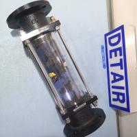 常州双环LZB-80玻璃转子流量计,DN80法兰式玻璃管浮子流量计