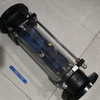 常州双环LZB-80玻璃转子流量计,DN80法兰式玻璃管浮子流量计