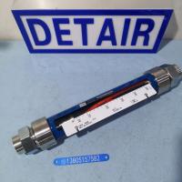 常州双环VA10-25F防腐玻璃转子流量计,G1寸不锈钢内螺纹,玻璃管浮子流量计