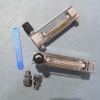 DK800-6F内螺纹玻璃转子流量计, 内螺纹配套卡套不锈钢玻璃管浮子流量计