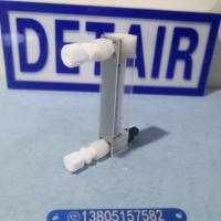 卡套型PVDF防腐流量计,内螺纹四氟玻璃管流量计,卡套四氟防腐玻璃转子流量计